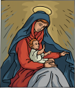 Virgin Mary Clipart
