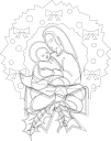 Virgin Mary Clipart