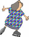 Skating Clipart