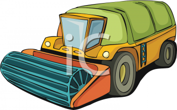 Combine Harvester Clipart