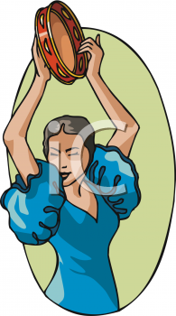 Tambourine Clipart