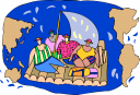 Raft Clipart