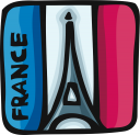 France Flag Clipart