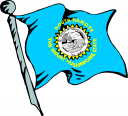 North Dakota Flag Clipart