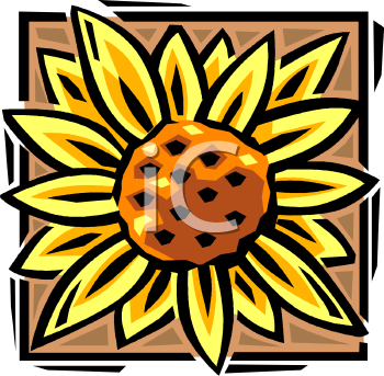 clipart sunflower. Sunflower Clipart