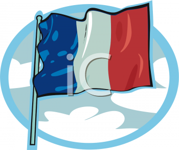 France Flag Clipart
