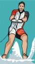 Skiing Clipart
