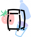 Refrigerator Clipart