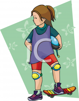 Skateboarding Clipart