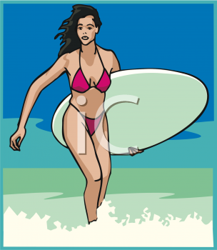Surfing Clipart
