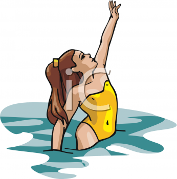clipart swimming girl. Swimming Clipart