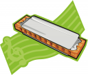 Harmonica Clipart