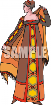 Victorian Dress Clipart