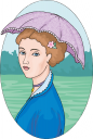 Victorian Parasol Clipart