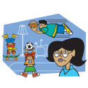Skateboarding Clipart