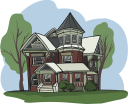 Victorian Building Clipart