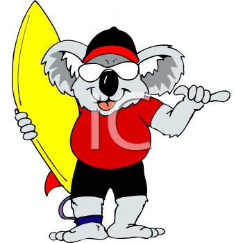 Surfing Clipart