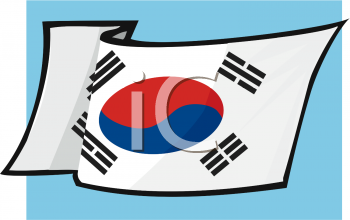 Korea Flag Clipart