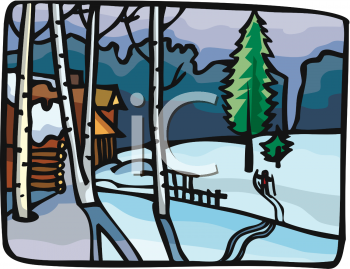 Skiing Clipart