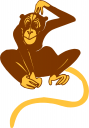 Chimpanzee Clipart