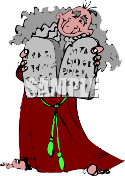 10 Commandments Clipart