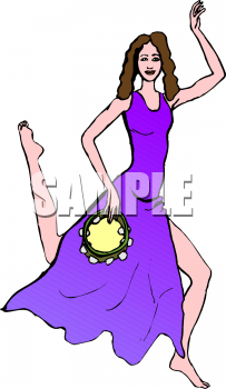 Tambourine Clipart