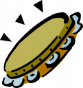 Tambourine Clipart