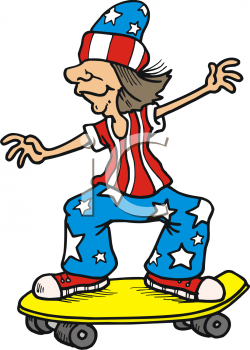 Skateboarding Clipart