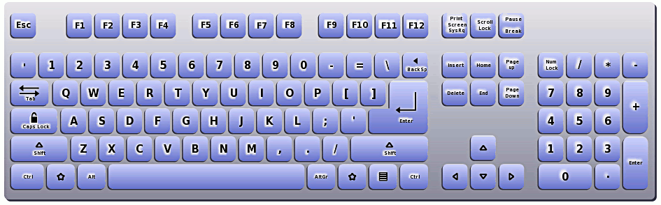 Free Keyboard Clipart