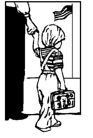 flag day clip art. Free Schoolkids Clipart