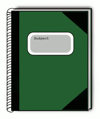 Free Notebook Clipart