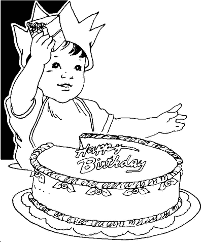 happy birthday clip art cake