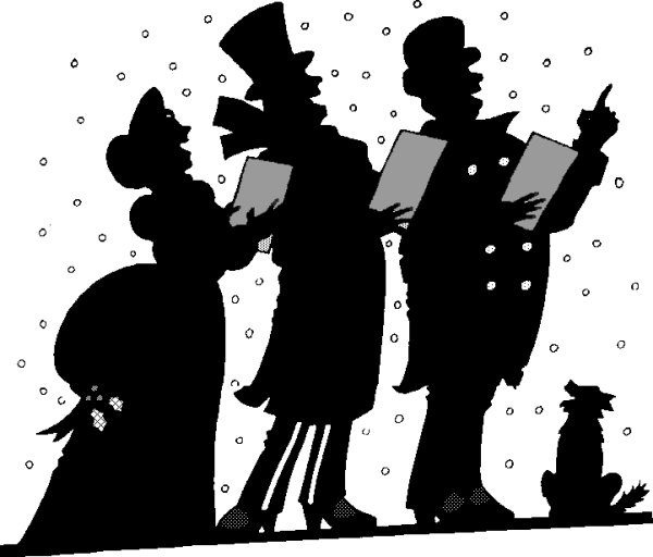 free clipart christmas carolers - photo #15