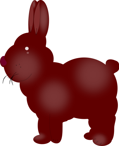 chocolate bunny. Search Terms: unny, chocolate