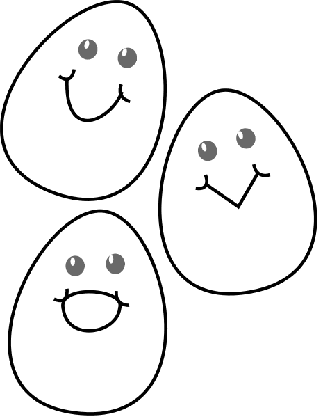 happy easter clip art pictures. and White Easter Clipart