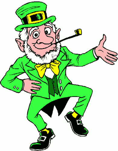 Free Leprechaun Pipe Clipart