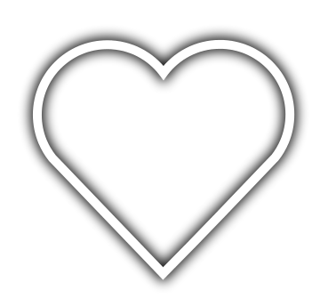 valentine heart clipart black and white