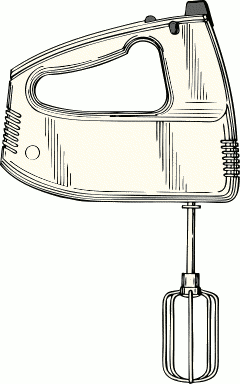 Free Food Mixer Clipart