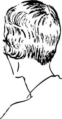 Free Womans Haircut Clipart