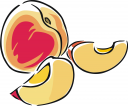 Peach Clipart