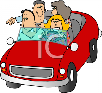 Driving Car Clip Art