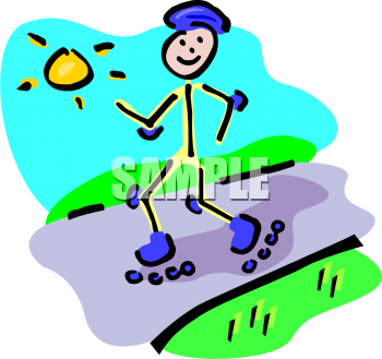 Skating Clipart