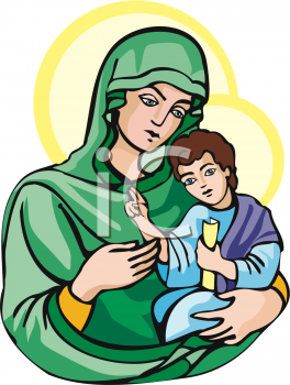 Virgin Mary Clipart