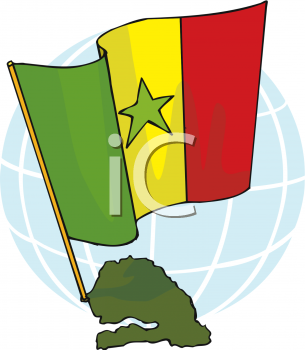 Senegal Flag Clipart