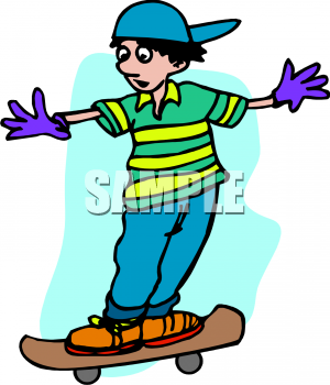 Skating Clipart