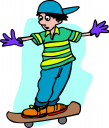 Skating Clipart