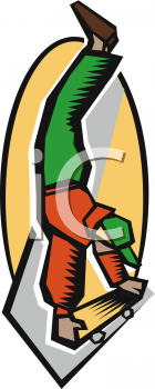 Skateboarding Clipart