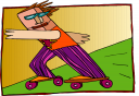 Skating Clipart