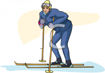 Skiing Clipart