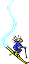 Skiing Clipart